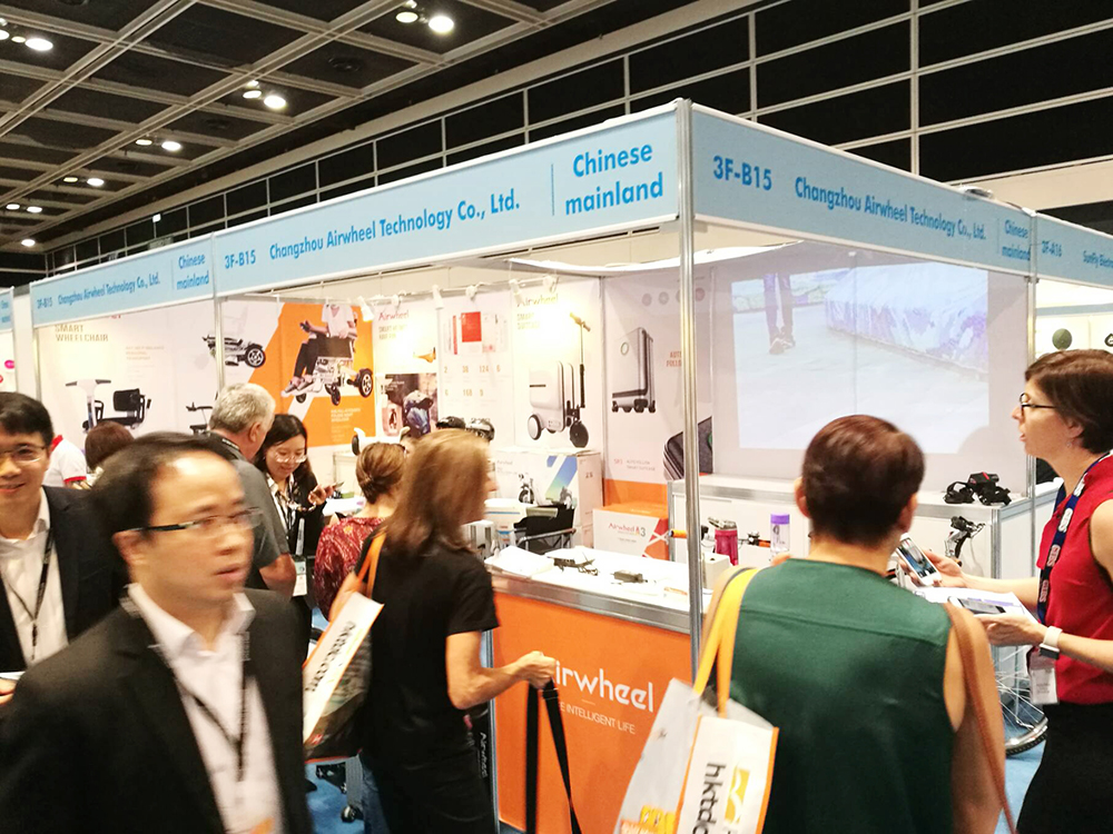 Airwheel Booth at 2018 HK Electronics Fair
