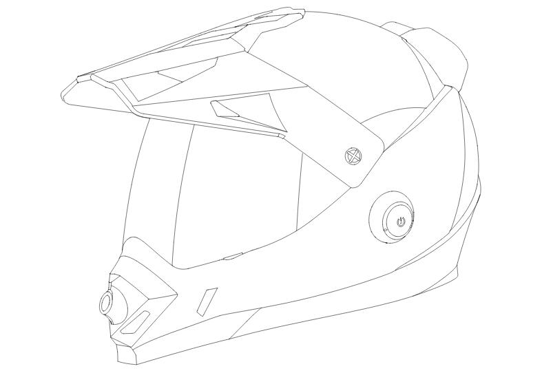 Airwheel C8 Smart Motorcycle Helmet
