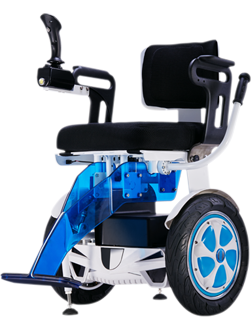 La silla de ruedas autoequilibrante A6S instala sistema de giroscopio, manillar modificable, pie de apoyo automático y luces LED inteligentes.