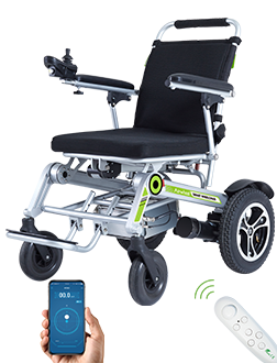La silla eléctrica Airwheel H3S, con sistema de plegado automático y control remoto App, es el compañero perfecto para viajar por la ciudad.
