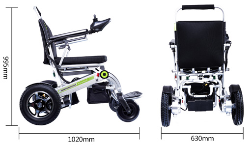 lightweight motorized wheelchair portable